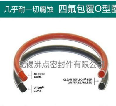 厂价直销 耐酸碱耐高温O-RING 四氟PTFE包覆O型圈 包四氟O形圈