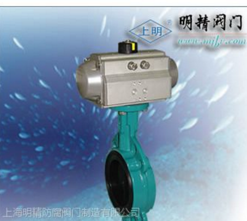 气动对夹蝶阀