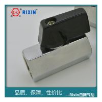 黄铜球阀 迷你球阀 电镀抛光六角球阀 镀铬内外螺纹球阀 1/8 1/2