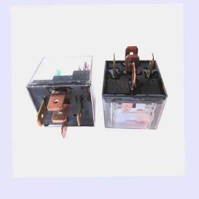 厂家供应12V/24V80A4脚5脚双触点防水型汽车继电器透明壳