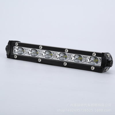 小单排长条灯18W 36W 54w LED灯工作灯 越野车顶灯 改装射灯 雾灯