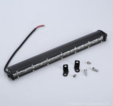 小单排长条灯12LED 36W 汽车LED工作灯 越野车顶灯 改装射灯雾灯