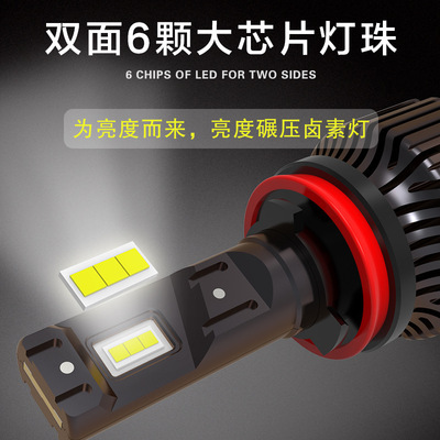 【厂家直供】汽车LED大灯高亮高功率 强解码H7H11H4