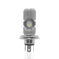L1 双眼节能车灯泡电动车灯摩托车led前大灯 双爪三爪LED大灯H4