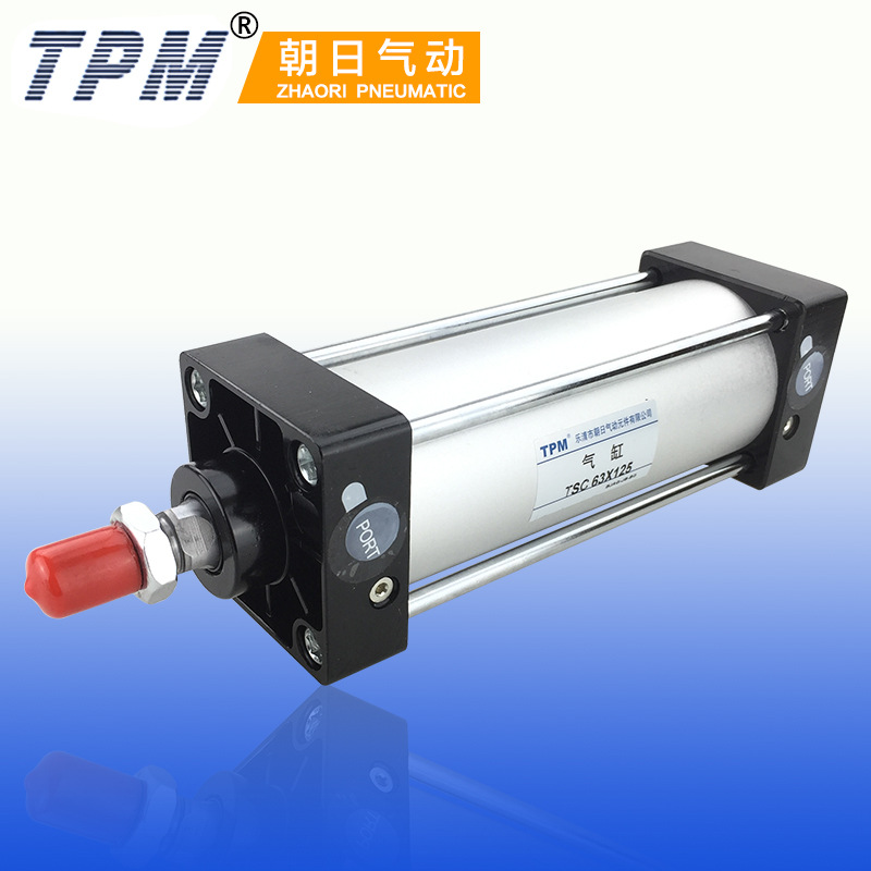 亚德客型标准气缸TSC50&#120;100TPM朝日气动TSC50&#120;200铝合金标准气缸