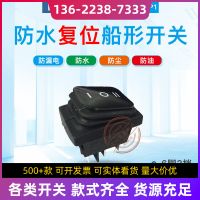 台湾防水船型开关IP67 船型开关 RLIEL 6脚3档双边复位开关 RL2