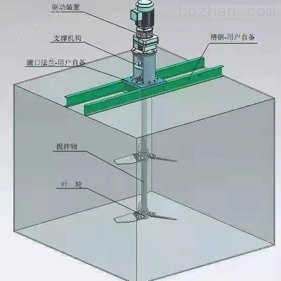 桨叶搅拌机结构示意图